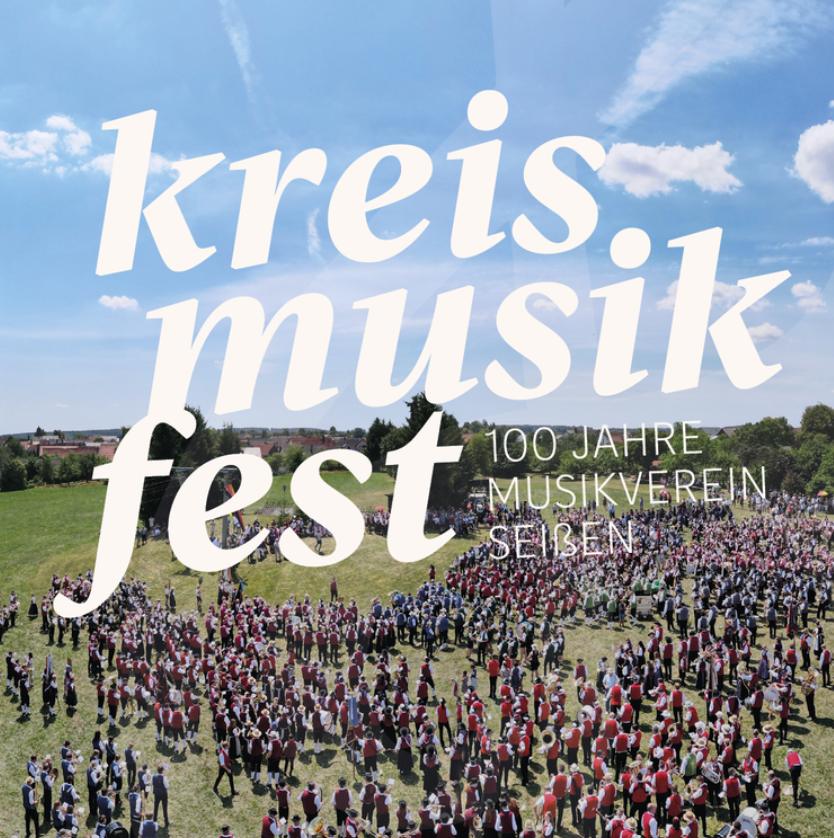 Kreismusikfest Gesamtchor und großer Festumzug